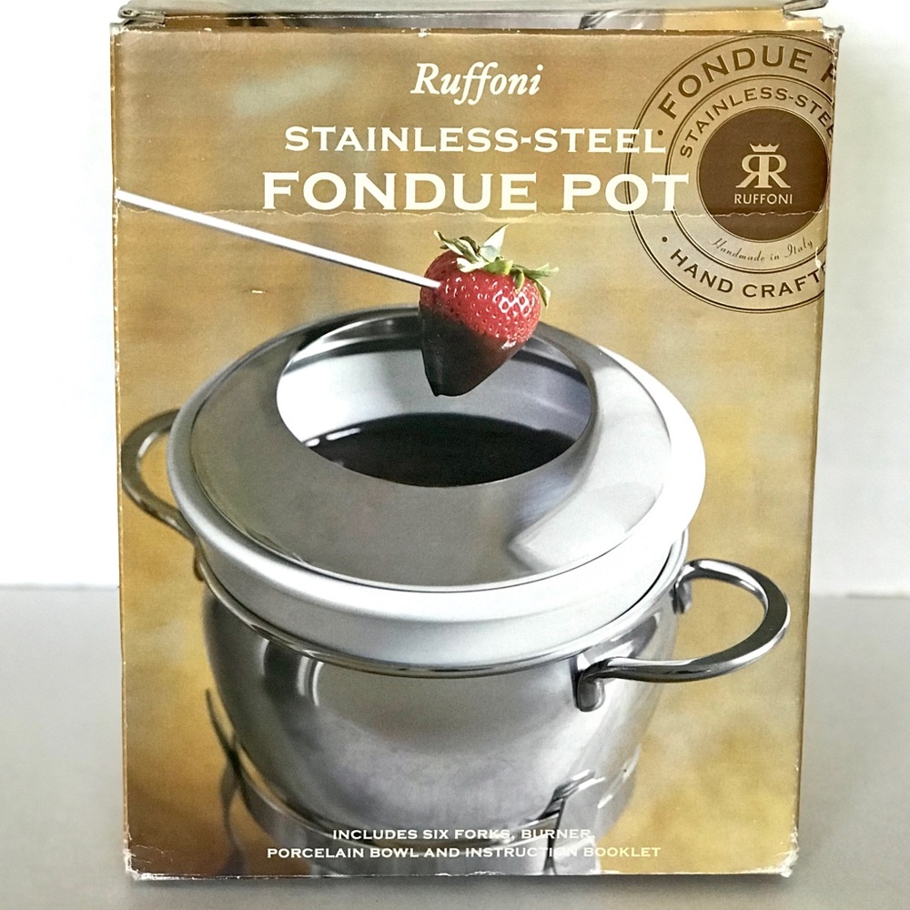 Ruffoni Stainless-Steel Fondue Pot